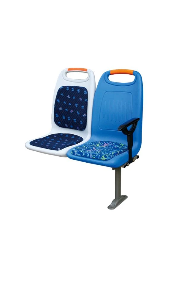 PP Plastic City Bus Seat With Fabric Cushion